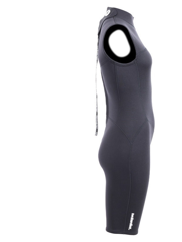 Two Bare Feet Thunderclap 2.5mm Womens Sleeveless Shorty Wetsuit (Black)