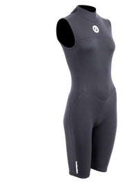 Two Bare Feet Thunderclap 2.5mm Womens Sleeveless Shorty Wetsuit (Black)