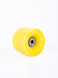 Edge Series Longboard Wheels Set of 4 70mm / 78A plus Bearings (Yellow)