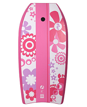 41" Flowers Bodyboard (Raspberry)