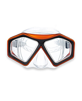 DiveSport Silicone Mask (Orange / Clear)