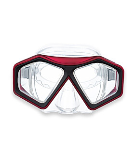 DiveSport Silicone Mask (Red / Clear)