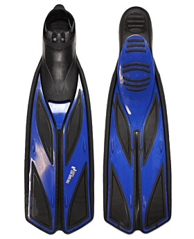 Two Bare Feet Scissor Diving Fins (Blue)