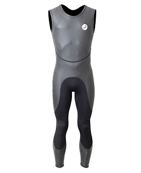 Two Bare Feet Enduro Sleeveless 2.5mm Mens Mesh Surf Suit (Black)