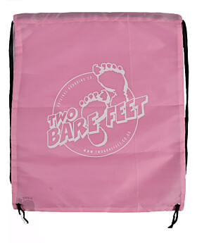 Two Bare Feet Swim Bag / Sports Gym Drawstring Bag (Pink)