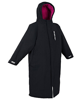 Two Bare Feet Waterproof Lightweight Riding Robe (Black/Raspberry)