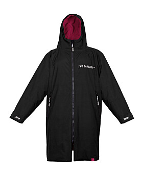 Core Waterproof Changing Robe (Black/Raspberry)-Medium