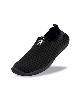 Two Bare Feet Slip On Junior Aqua Shoes (Black)-UK 3