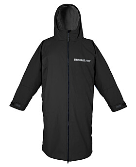 Elemental Waterproof Lightweight Slimline Changing Robe (Black/Charcoal)-Adults S / M