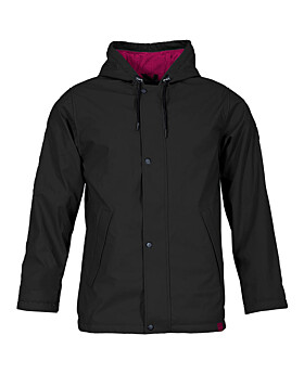 Elemental Waterproof Lightweight Jacket (Black/Raspberry)-Small