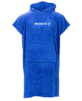 Two Bare Feet Adults Towelling Changing Robe (Blue)