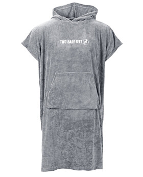 Two Bare Feet Adults Towelling Changing Robe (Grey)