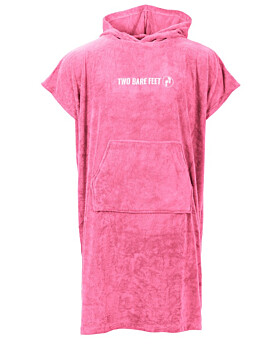 Two Bare Feet Adults Towelling Changing Robe (Hot Pink)