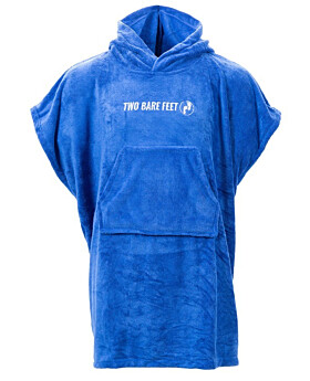 Two Bare Feet Kids Towelling Changing Robe (Blue)