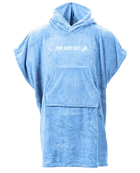 Two Bare Feet Kids Towelling Changing Robe (Light Blue)