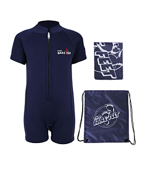 Essentials Baby Swim Kit - Classic Wetsuit + Towel + Bag (Navy)