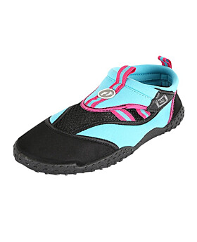 Two Bare Feet Cliff Jump Junior Aqua Shoes (Aqua / Pink)
