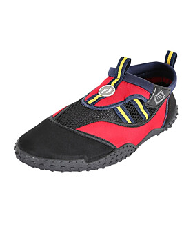 Two Bare Feet Cliff Jump Adults Aqua Shoes (Red / Yellow)