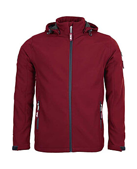 Mens Softshell Waterproof Jacket (Deep Red)