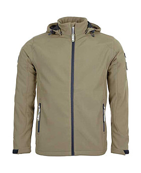 Mens Softshell Waterproof Jacket (Dune)-Large