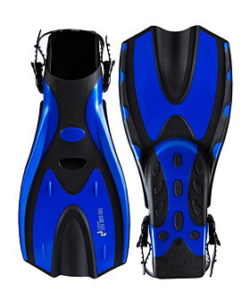 Two Bare Feet Adult Diving Fins (F70 Blue)