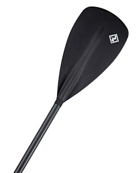 Two Bare Feet 3 Piece Fibreglass Hybrid SUP Paddle (Black)