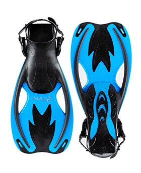 Two Bare Feet Childrens Diving Fins (F89 Aqua)