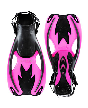 Two Bare Feet Childrens Diving Fins (F89 Pink)