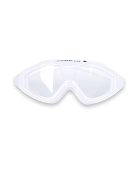Two Bare Feet Junior Single Lens Swim Goggles (White/White)