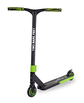 Two Bare Feet Chaos Stunt Scooter (Black/Lime)