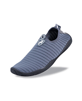 Two Bare Feet Slip On Junior Aqua Shoes (Grey)-C13