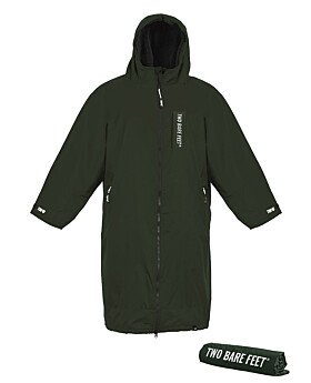 Two Bare Feet Kids Weatherproof Changing Robe with Changing Mat (Khaki/Black)