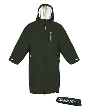 Two Bare Feet Kids Weatherproof Changing Robe with Changing Mat (Khaki/Cream)