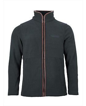 Unisex Full Zip Fleece (Khaki)-Medium