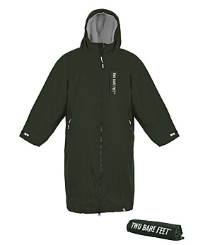 Two Bare Feet Weatherproof Changing Robe with Changing Mat (Khaki/Grey)