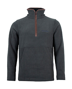 Unisex Quarter Zip Fleece (Khaki)-2XL