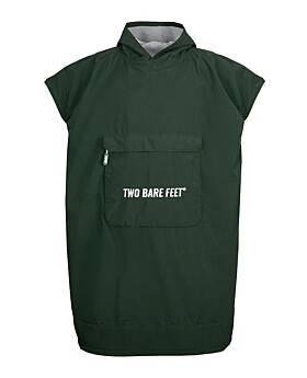 Waterproof Hooded Sleeveless Poncho Changing Robe (Khaki/Grey)