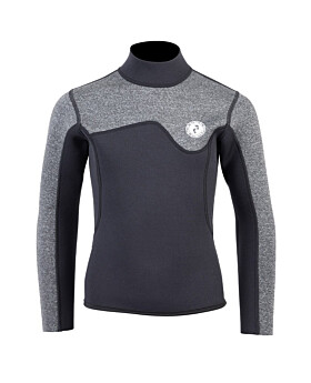 Two Bare Feet Junior Aspect 2.5mm Back Zip Jacket (Black/Grey)