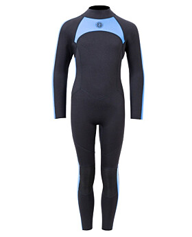 Two Bare Feet Flare 2.5mm Junior Wetsuit (Black/Blue)-2XL