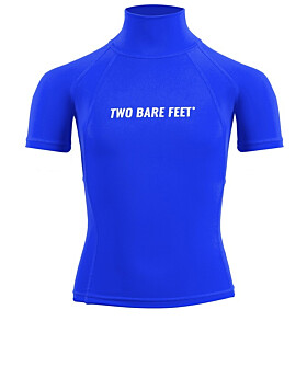 Two Bare Feet Junior "Logo" Short Sleeve Rash Vest (Blue)