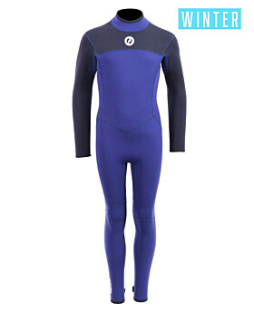 Two Bare Feet Thunderclap 4/3mm Junior Winter Wetsuit (Navy)