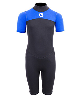 Two Bare Feet Thunderclap 2.5mm Junior Shorty Wetsuit (Blue / Black)