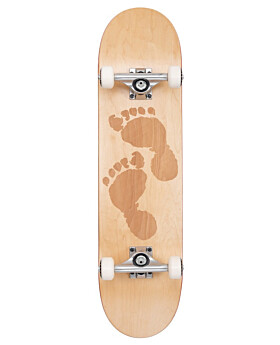 Two Bare Feet 7.75" Laser Logo Canadian Maple Complete Skateboard