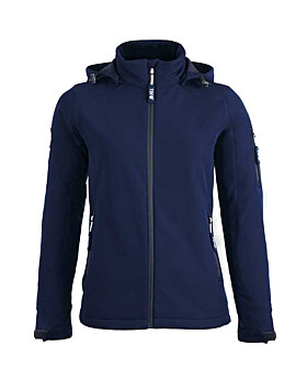 Womens Softshell Waterproof Jacket (Marine Blue)-Medium