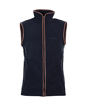 Unisex Gilet Full Zip Fleece (Marine Blue)-3XL