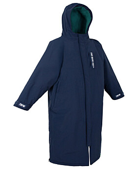 Two Bare Feet Waterproof Lightweight Riding Robe (Marine Blue/Sea Green)