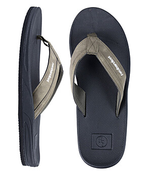 Drift Mens Flip Flops (Black/Green)