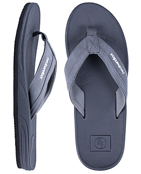 Drift Mens Flip Flops (Grey)