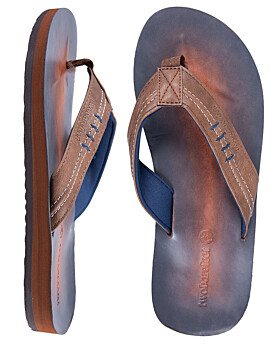 Offshore Mens Flip Flops (Brown)