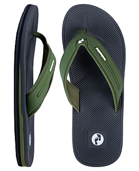 Voyage Mens Flip Flops (Green)